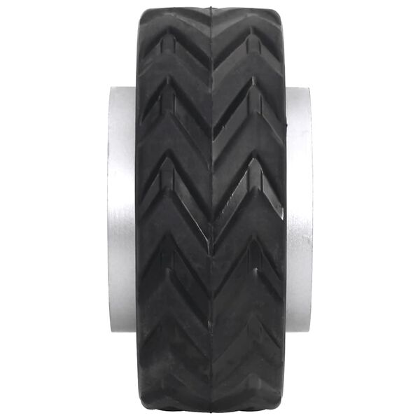 vidaXL hjul til næsehjul Ø19,5x10 cm aluminium og gummi