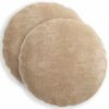 vidaXL Pudebetr&aelig;k 2 stk. HEERLEN Gr&aring;brun &Oslash; 40 cm Chenille Stof