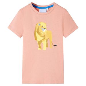 vidaXL T-shirt til b&oslash;rn str. 116 lys orange