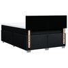 vidaXL kontinentalseng med madras 160x200 cm stof sort