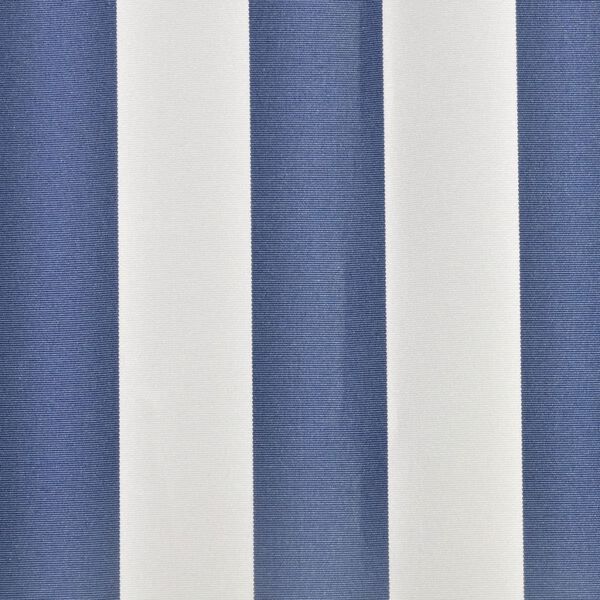 vidaXL markisedug 5x3 m bl&aring; og hvid