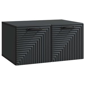 vidaXL V&aelig;gh&aelig;ngt TV-skab Sort 59,5 x 41 x 30 cm Konstrueret tr&aelig;