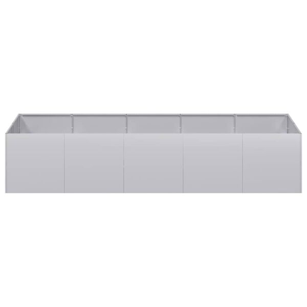 vidaXL plantekasse 200x80x40 cm galvaniseret st&aring;l