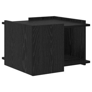 vidaXL Sofabord Sort eg 50,5 x 50 x 33 cm Konstrueret tr&aelig;