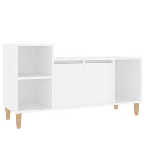 vidaXL tv-bord 100x35x55 cm konstrueret tr&aelig; hvid