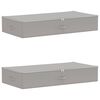 vidaXL Opbevaringskasse 2 stk. Ikke-v&aelig;vet stof 90 x 48 x 15 cm 64,8 L