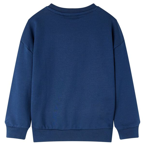 Sweatshirt til børn str. 128 marineblå