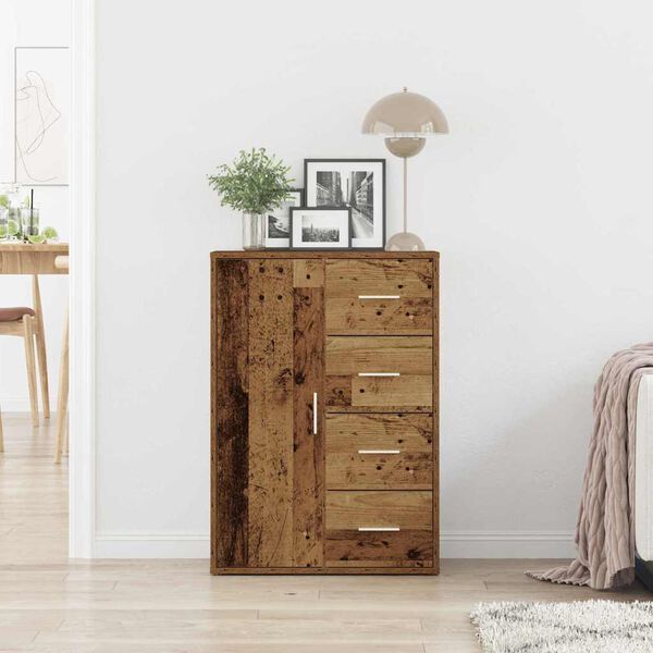 vidaXL Sideboard Gammelt tr&aelig; 60 x 31 x 84 cm Konstrueret tr&aelig;