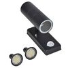 vidaXL LED v&aelig;glampe i rustfrit st&aring;l, sort *Cylinder formet med sensor*