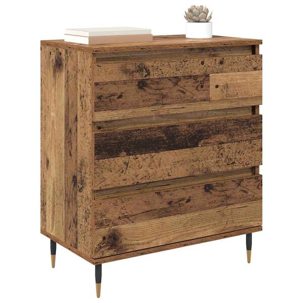 vidaXL Sideboard Gammelt tr&aelig; 60 x 35 x 70 cm Konstrueret tr&aelig;