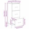 vidaXL Sideboard artisan eg 34 x 34.5 x 90 cm Konstrueret tr&aelig;