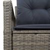 vidaXL Havem&oslash;belsofa med pude 120 x 62 x 69 cm polyrattan
