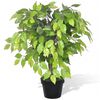 Kunstig Dv&aelig;rg Ficus med Potte 60 cm