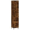 vidaXL skab 34,5x34x180 cm konstrueret tr&aelig; r&oslash;get egetr&aelig;