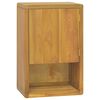 vidaXL v&aelig;gh&aelig;ngt badev&aelig;relsesskab 45x30x70 cm massivt teaktr&aelig;
