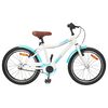 vidaXL B&oslash;rnecykel 18 tommer til 5-7 &aring;r gammel Lys bl&aring;