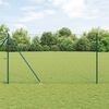 vidaXL Hegnsp&aelig;l Gr&oslash;n 10 x 1,6 m (36 mm net) St&aring;l og PVC