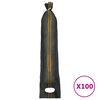 vidaXL sands&aelig;kke 100 stk. 103x25 cm HDPE m&oslash;rkegr&oslash;n