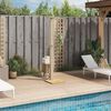 vidaXL havebruser 50x55x224 cm polyrattan og akacietræ beige