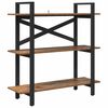 vidaXL Bogreol 3 niveauer 100 x 33,5 x 102 cm Konstrueret tr&aelig;