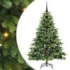 vidaXL Kunstigt juletr&aelig; med 150 LED'er Gr&oslash;n 120 cm PE og PVC