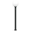 vidaXL pullertlampe med sensor 120 cm sort IP44