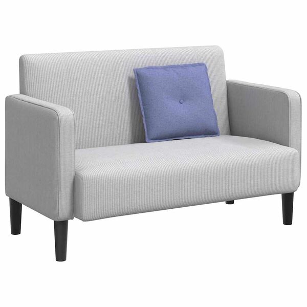 vidaXL Rygpude Jeans blå 50 x 19 x 45 cm Stof