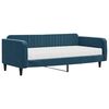 vidaXL daybed med madras 100x200 cm velour bl&aring;