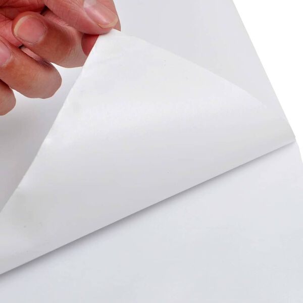 vidaXL bilfolier 2 stk. 100x150 cm + 50x150 cm mat hvid