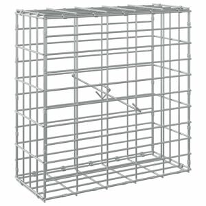 vidaXL Gabion med 5 mm tr&aring;d og 5x10 cm net 50x20x50 cm