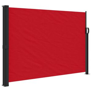 vidaXL sammenrullelig sidemarkise 140x600 cm r&oslash;d