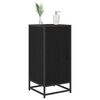 vidaXL Sideboard Sort eg 35 x 35.5 x 76 cm Konstrueret træ