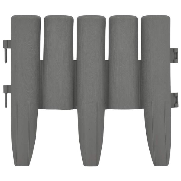 vidaXL pl&aelig;nekanter 36 stk. 10 m PP gr&aring;