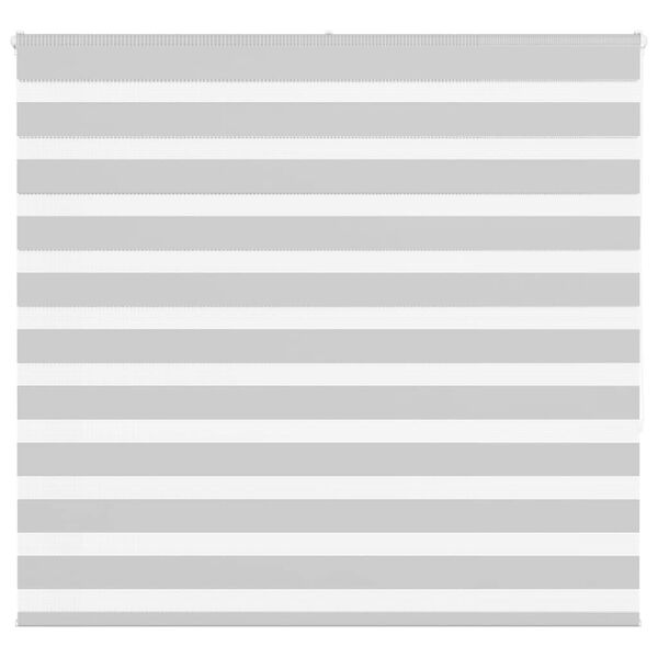 vidaXL zebragardin lysegr&aring; 165x150 cm stofbredde 160,9 cm polyester