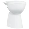 vidaXL kantfrit toilet 7 cm ekstra h&oslash;jde soft close keramik hvid