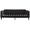 vidaXL daybed med madras 100x200 cm velour sort