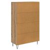 vidaXL Highboard Artisan Egetr&aelig; 69,5 x 31 x 115 cm Konstrueret tr&aelig;