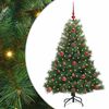 vidaXL Kunstigt juletr&aelig; Gr&oslash;n 120 cm PE og PVC