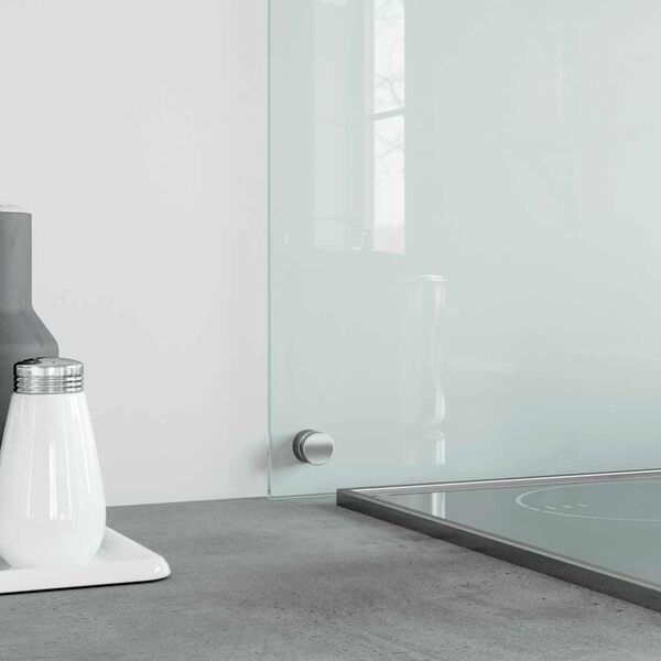 vidaXL stænkplade 70x40 cm hærdet glas sort