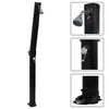 vidaXL solopvarmet bruser foldbar 214 cm 23 l sort
