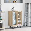 vidaXL Golf Skab med hjul Ensfarvet Sonoma eg 65 x 45 x 98 cm