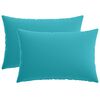 vidaXL Pudebetr&aelig;k 2 pcs HEERLEN Turkis 30 x 50 cm Polyester