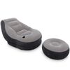 Intex oppustelig stol med puf Ultra Lounge Relax 68564NP