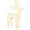 vidaXL rensdyr julefigur 76x42x87 cm varmt hvidt lys