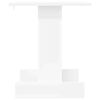 vidaXL Endebord Hvid 44,5 x 45 x 55 cm Konstrueret tr&aelig;