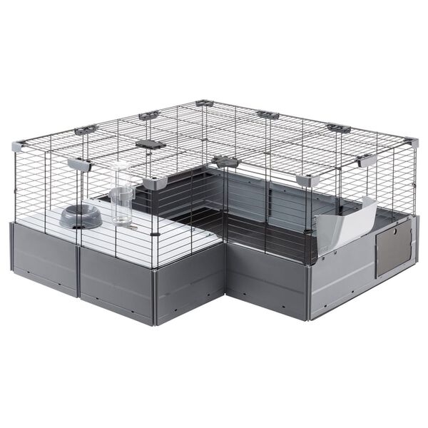 Ferplast kaninbur Multipla Maxi 142,5x72x50 cm sort