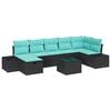 vidaXL Sofa S&aelig;t 5 stk. polyrattan