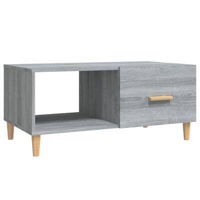 vidaXL sofabord 89,5x50x40 cm konstrueret træ grå sonoma-eg