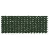 vidaXL Altanscreen med blade M&oslash;rkegr&oslash;n 200 x 75 cm Polyethylen og stof