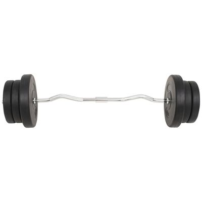 vidaXL vægtstangs- og håndvægtssæt 60 kg